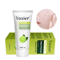 exfoliating face scrub peeling gel natural vitamin c facial exfoliator whitening brightening moisturizing acne blackhead treatme