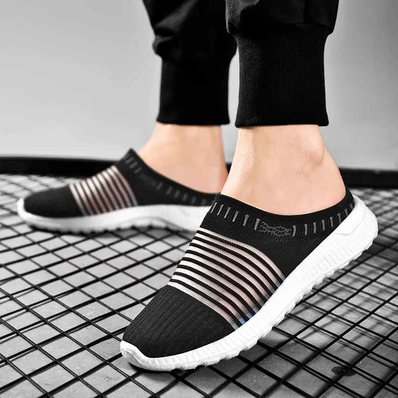 

Women's Casual Shoes New Half Drag Couple Breathable Shoes Men Fashion Sneakers Super Light Big Size Shoes Zapatos De Hombre