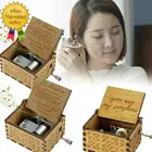 Музыкальная шкатулка с ручным заводом You Are My Sunshine Love Dad Mom, сын, дочь, жена, Рождество, день рождения, День Святого Валентина, подарок для мамы, папы