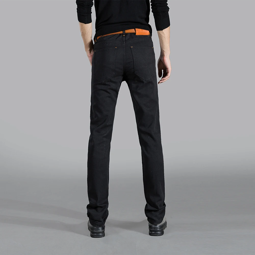 Мужские облегающие брюки большого размера плюс Классические повседневные в
