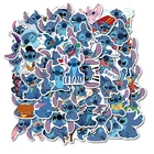 Водонепроницаемые стикеры Disney Lilo  наклейки Стич, Мультяшные аниме, для скейтборда, гитары, ноутбука, чемодана, детские игрушки с граффити, 50 шт.