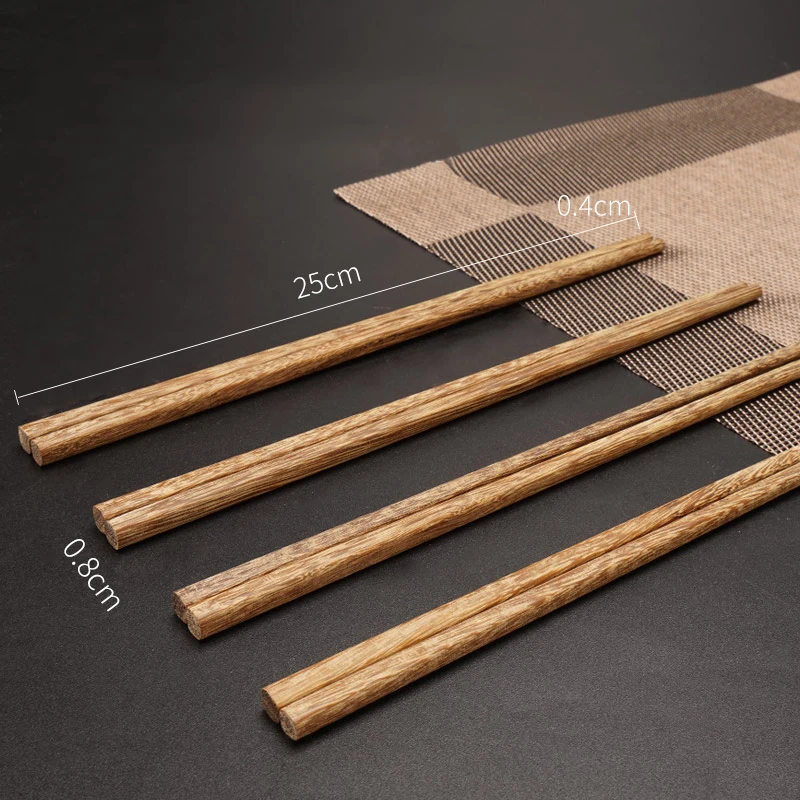 Migecon 10 пар деревянные палочки для еды натуральная дверная рама обеденный