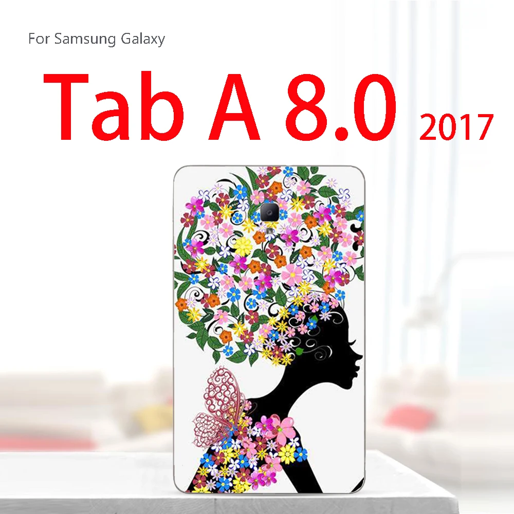 T380-tou ding hua Краски Tablet крышка для samsung Galaxy Tab S2 9,7 4G SM-T815C T815 Tab 4 10,1 SM T530 T531 SM-T530 Tab A 8,0 T380 T385 чехол - Цвет: T380-tou ding hua
