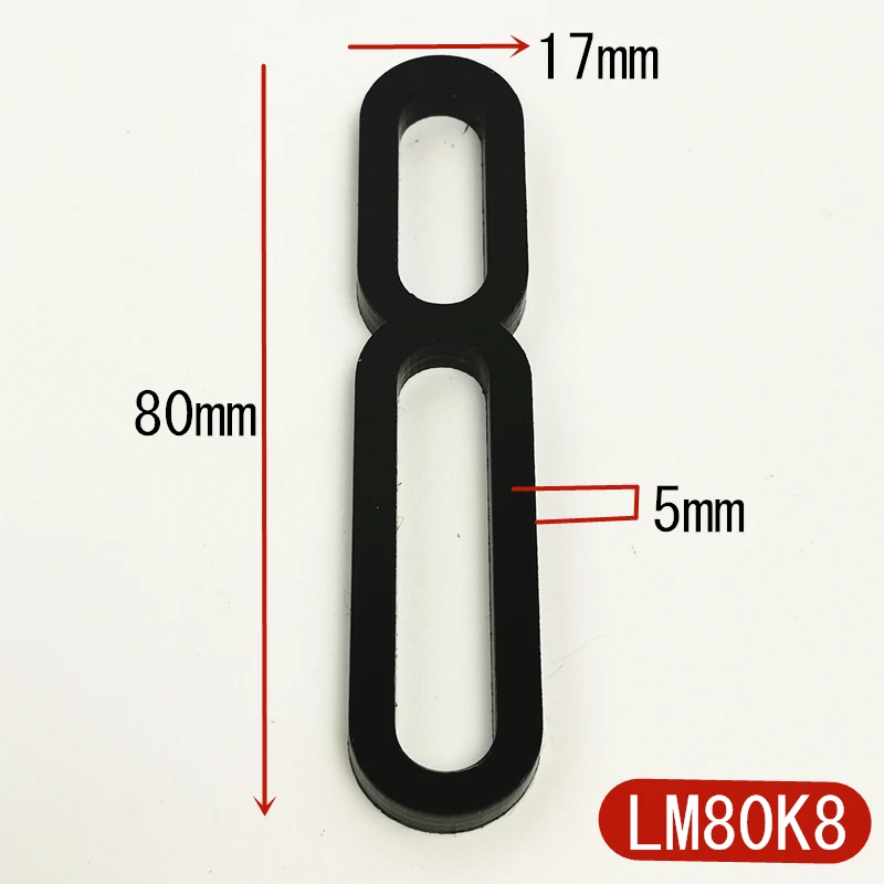 

Пластиковые дверные номера Wonzeal 8 см черные