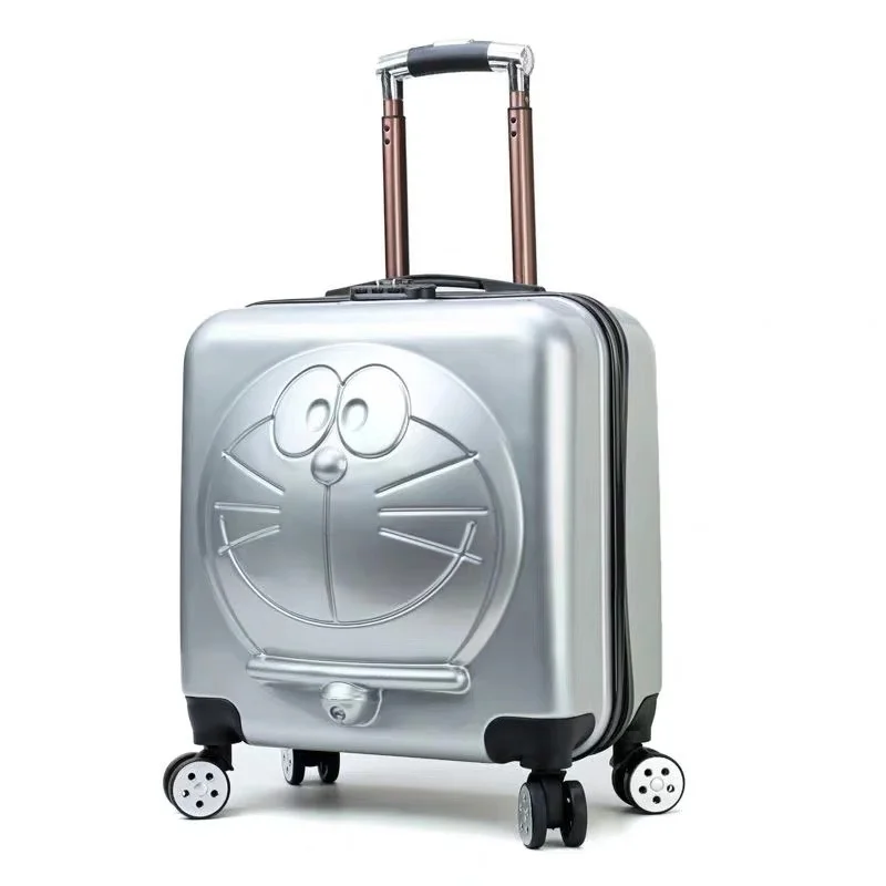 Новый детский мультяшный багаж 3D кошачий колёса тележка чемодан Сумка Милый