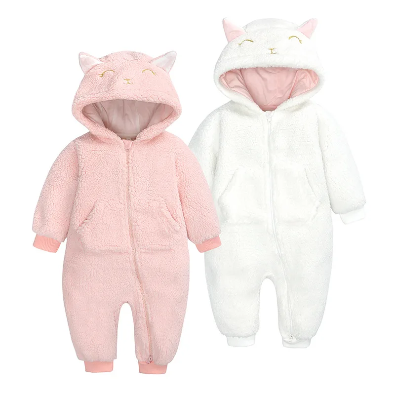 

Baby winter clothes infants outwear newborn baby jumpsuit girls clothes warm fleece coat baby clothing toddler baby clothes