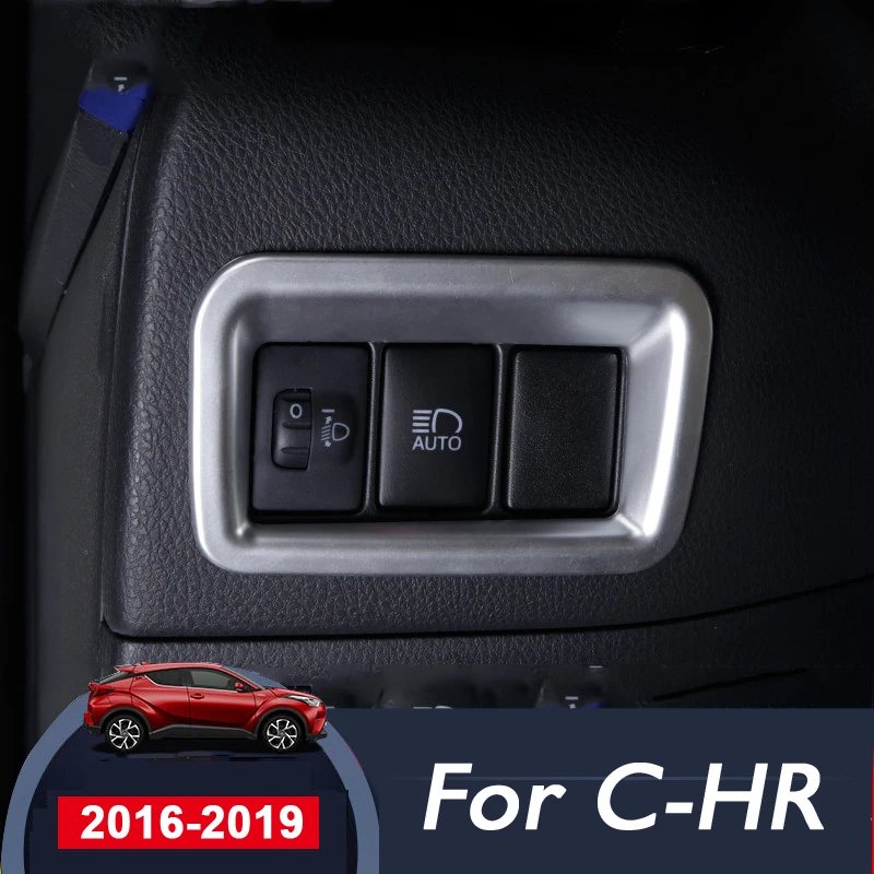 Для Toyota C-HR ЧР 2016 2017 2018 2019 ABS автомобилей спереди головной светильник лампа Кнопка
