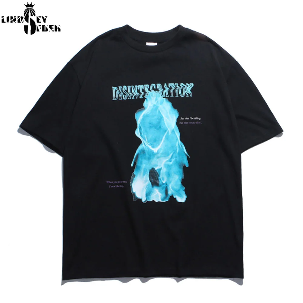 Lindsey Seader 20ss Men Abstract Women Print Streetwear Hiphop T-shirt Harajuku Cotton Top Tee Short Sleeve Fashion Tshirt | Мужская
