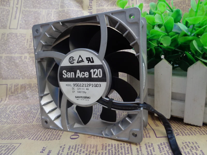 12038 12V 4A 12/CM Алюминиевый сплав, устойчивый к высоким температурам, жесткий вентилятор 9SG1212P1G03