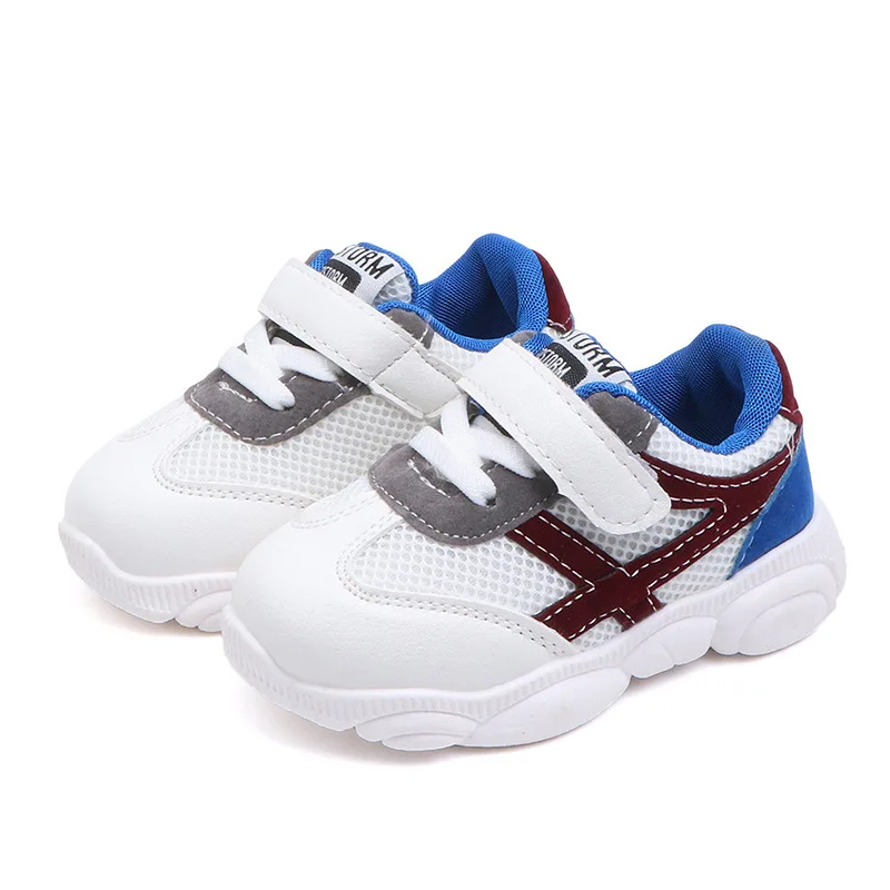 

2021 Spring Kids Shoes Baby Boys Girls Children's Casual Sneakers Breathable Soft Anti-Slip Running Sports Shoes Size 21-30