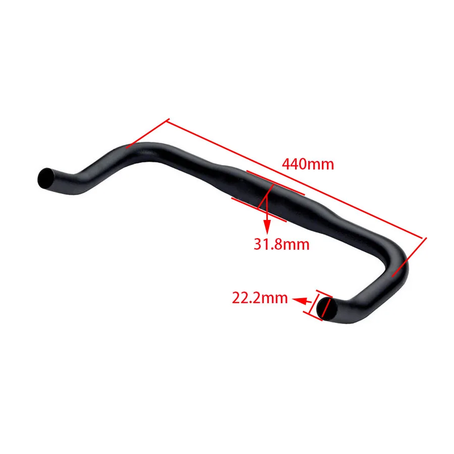 Fixie руль для велосипеда дорожный гудок TT 31 8 мм 440 алюминиевый сплав