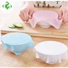 Многоразовая пищевая пленка GUANYAO, милая миска для свежей еды Крышка для кухни, волшебная Крышка для тарелки, чехол для микроволновой печи силикон, 1 шт.