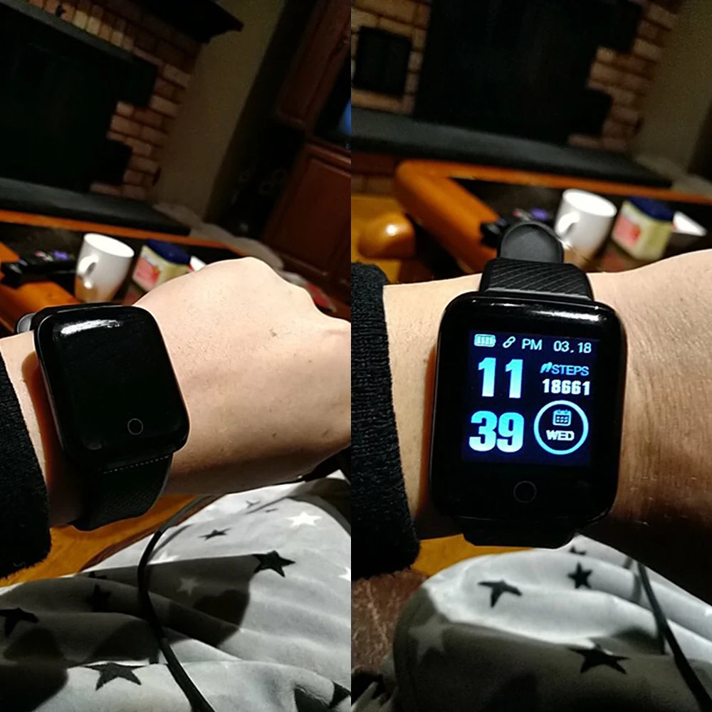 Смарт-часы для мужчин и женщин Smartband измерение артериального давления