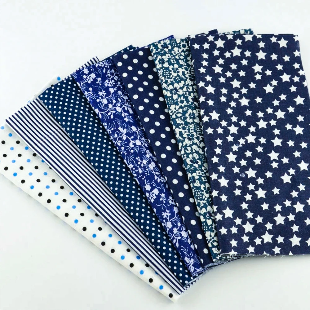 Booksew 7 шт. хлопчатобумажная простая ткань точки белые цветы стильные Поделки