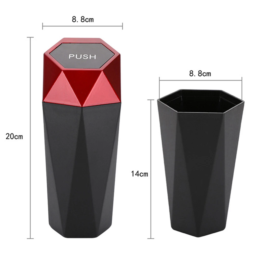 

Universal Car Trash Can Portable Mini Car Waterproof Rubbish Ashtray Widely Useful Cigarette Ash Can Auto Interior Decoration