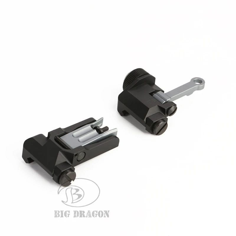Emersongear Тактический KAC MK12 / MK18 RAS передний складной прицел и 300 метровый флип ап