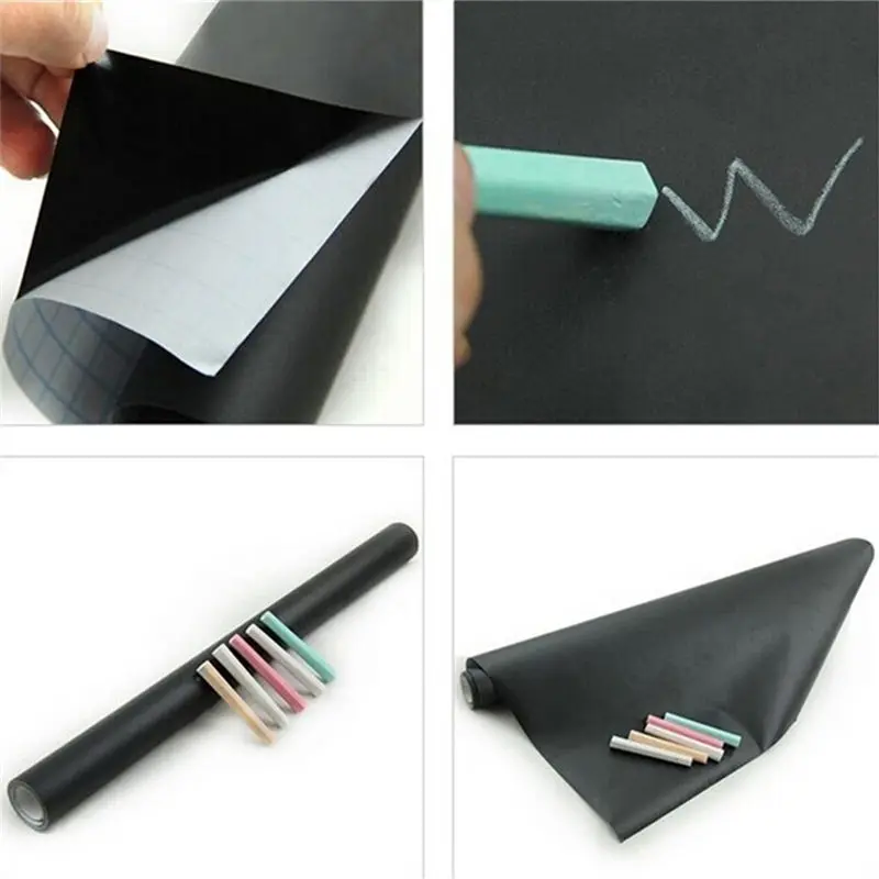 

Chalk Board Blackboard Stickers Removable Vinyl Draw Decor Mural Decals Art Chalkboard Wall Sticker For Kids Rooms