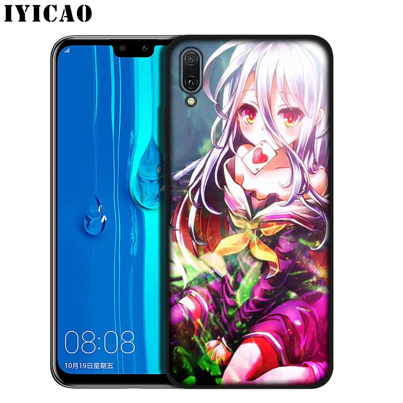 IYICAO Мягкий силиконовый чехол для телефона с героями мультфильмов No Game Life Huawei Mate 30