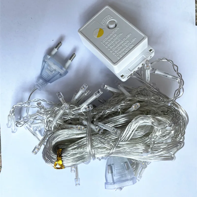 Водонепроницаемая уличная гирлянда 5 м светодиодная гирлянда-занавес в виде