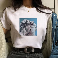 aesthetic tees women t shirt print funny ulzzang graphic hip hop female clothes fashion streetwear woman tops clothing oversized