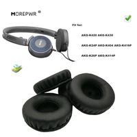 morepwr replacement ear pads for akg k420 akg k430 akg k24p akg k404 akg k416p akg k26p akg k414p headset parts cushion earmuff