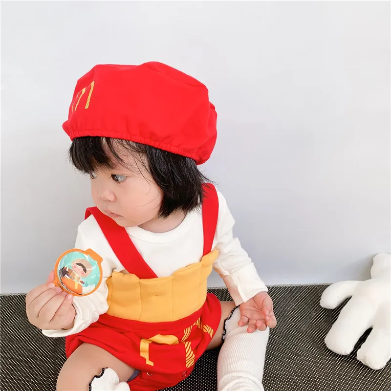 Милый детский костюм для косплея фри новорожденных маленьких девочек забавные