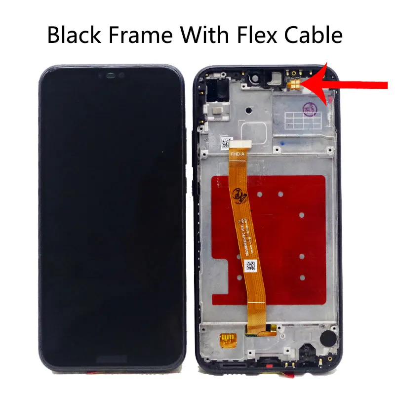 ЖК-дисплей для Huawei P20 Lite ЖК-экран с сенсорным экраном в сборе Nova 3E ANE LX1 LX3 L23 L03 |