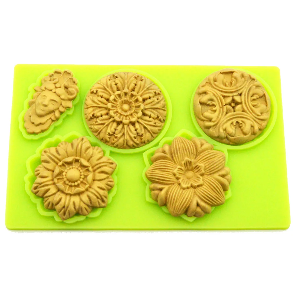 Антикварная рельефная силиконовая форма для торта украшение на день рождения