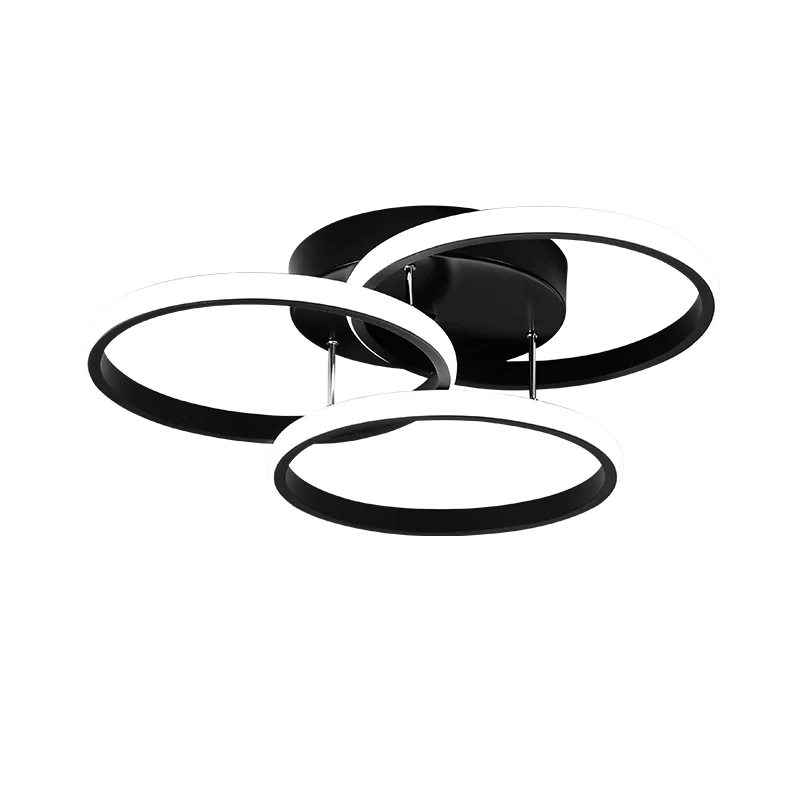 

Modern Led Chandelier Black White Chandelier Fixtures Living Room Dining Room Ceiling Mounted Light For Room Fixtures