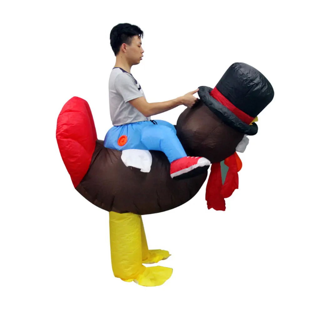 Надувная одежда для жарки на День Благодарения индейка забавная форма Хэллоуина