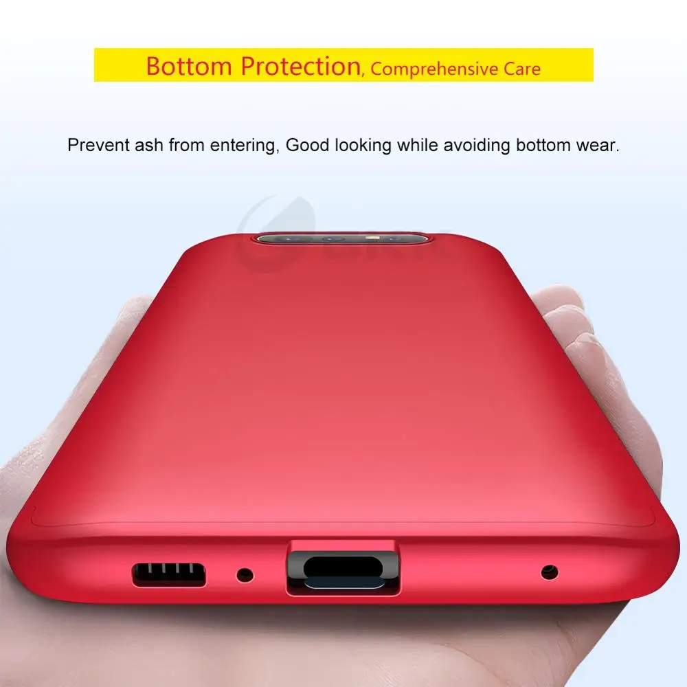GKK Original Case for Samsung A80 Case Ultra-thin 360 Full Protection Anti-knock Matte Hard PC Cover for Samsung Galaxy A80 Case