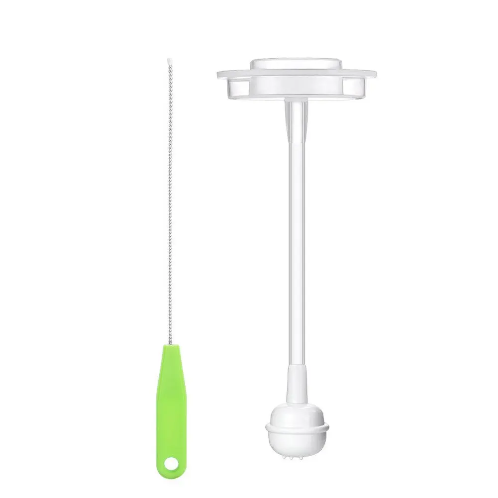 

2 шт./компл. бутылки молока соломы из нержавеющей мягкой всасывания волос стеклянная трубка очиститель кисти инструменты для аквариума соло...