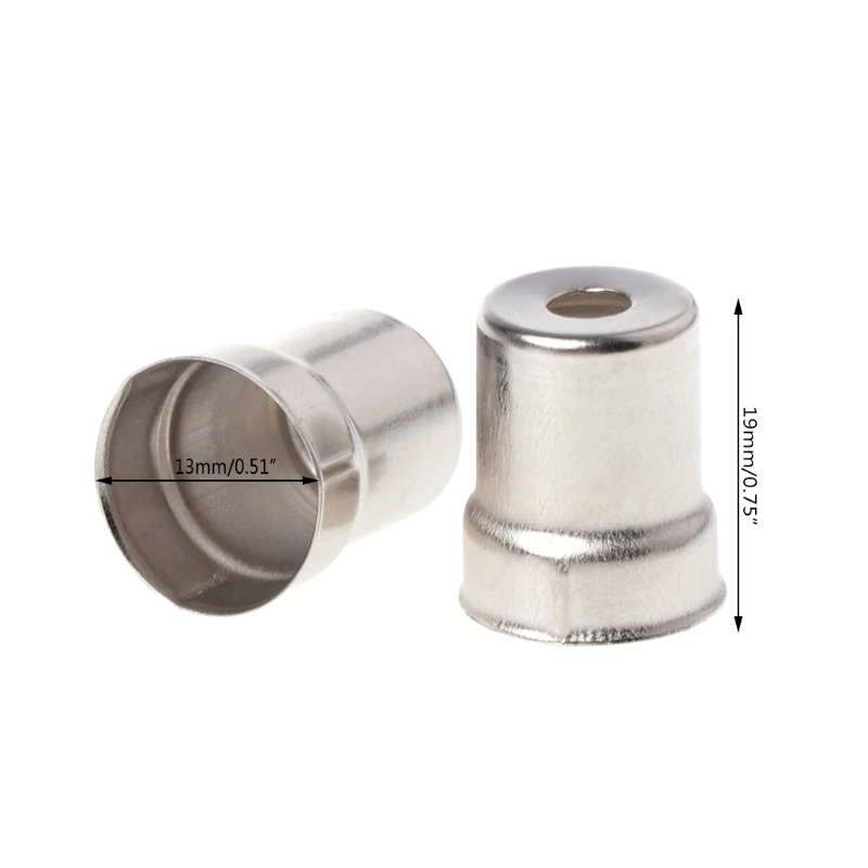 

5Pcs/Set Steel Cap Microwave Oven Replacement Round Hole Magnetron Silver Tone