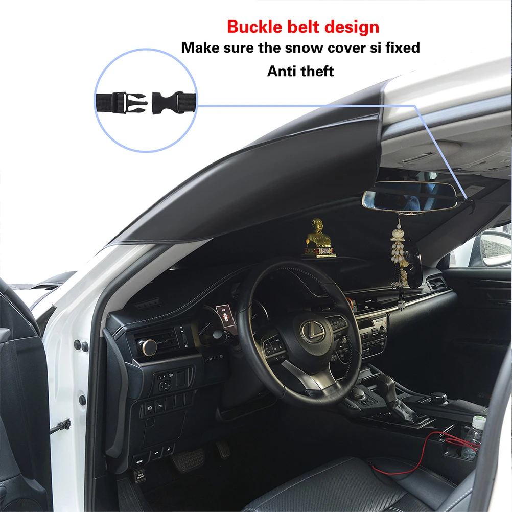 

205*150cm Car front windshield snow cover Car Windshield Sunshade Cover Waterproof Winter Car Covers with 2 Side Mirror Covers
