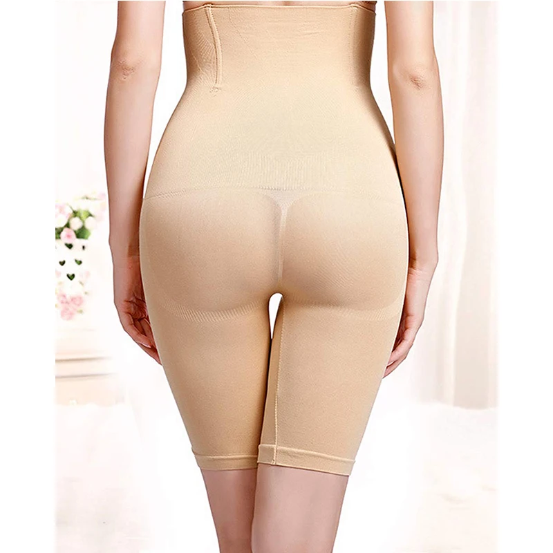 Женское корректирующее белье с высокой талией более тонкие шорты до середины