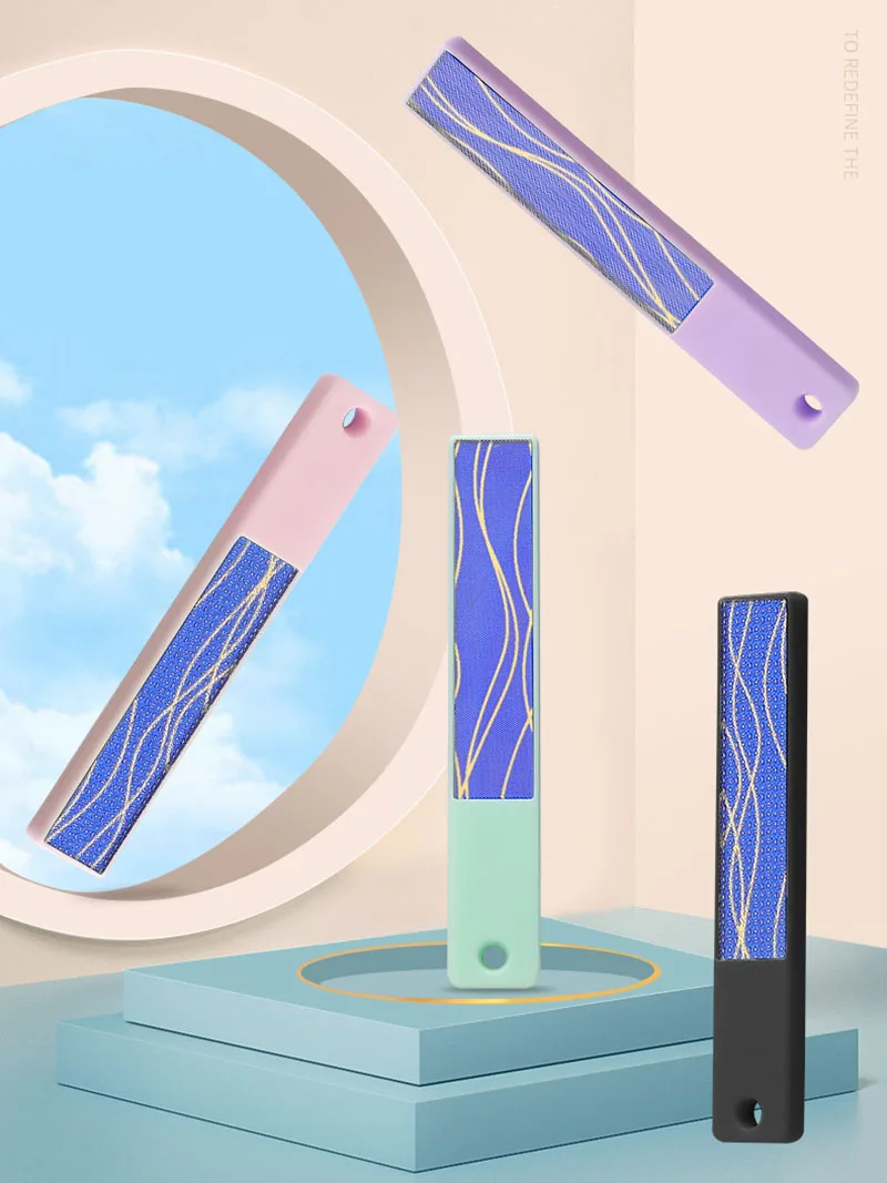 

1pc Double Side Design Nano Glass Nail Art Files And Buffers Set For Manicure Polishing Tools For Natural Fingernails Toenails
