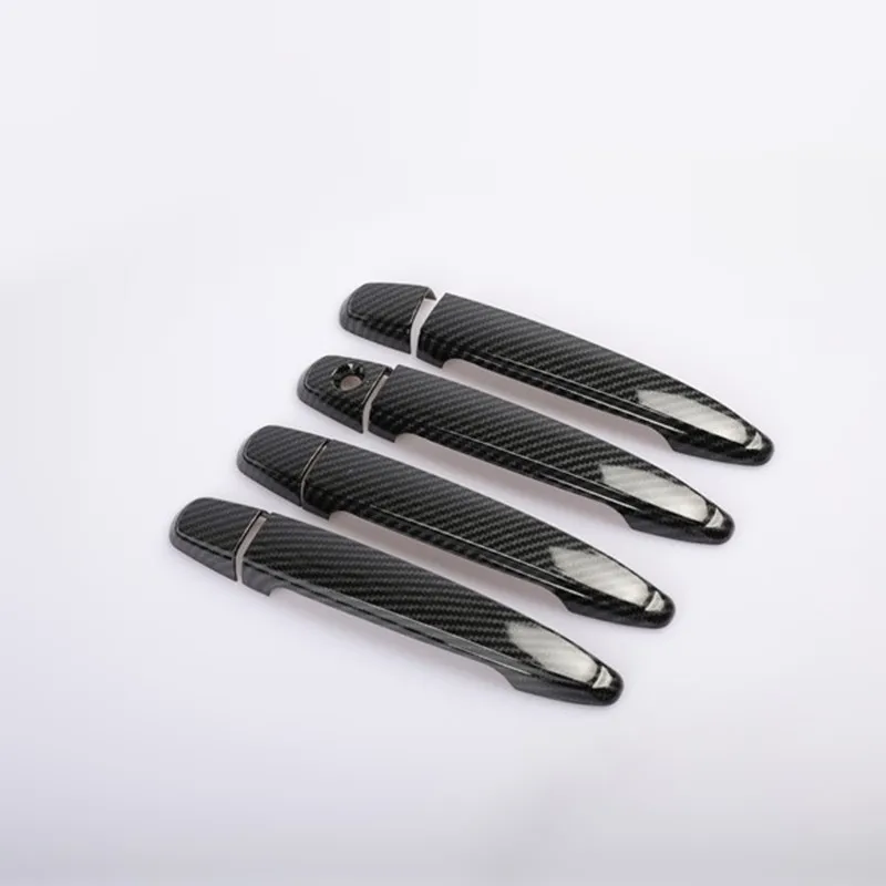 Наружная ручка двери автомобиля из углеродного волокна с печатным рисунком