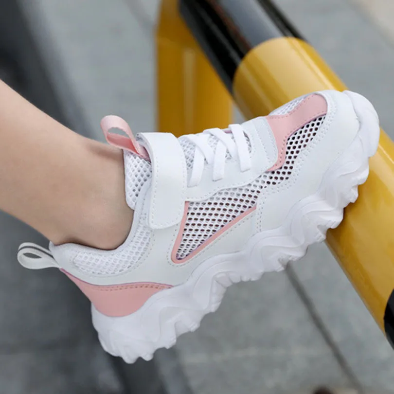 Новинка лета 2020 детская сетчатая обувь дышащая спортивная для мальчиков и