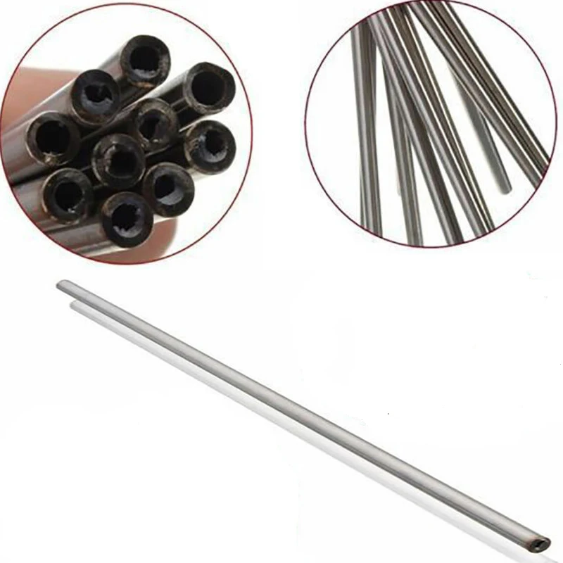 1Pcs 304 stainless steel capillary silver tube outer diameter 6mm X inner 4mm length 250mm | Pipes
