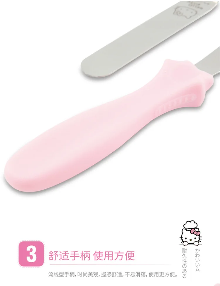 2 шт./компл. CHEFMADE рисунок «Hello Kitty» Кухня Еда Класс Нержавеющая сталь соблазнительный крем масло для лопатка для торта Формы для выпечки украшения шпатель инструмент