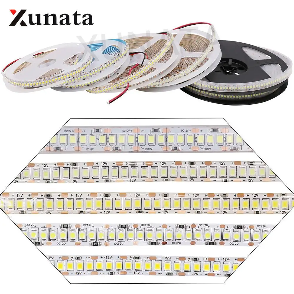 Светодиодная лента 12 В постоянного тока водонепроницаемая 240 светодиодов/м