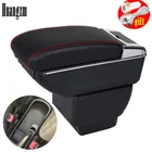 Подлокотник для Mazda 2, ящик для хранения в автомобиле, для Mazda из искусственной кожи, Mazda 2, Demio, Mazda2