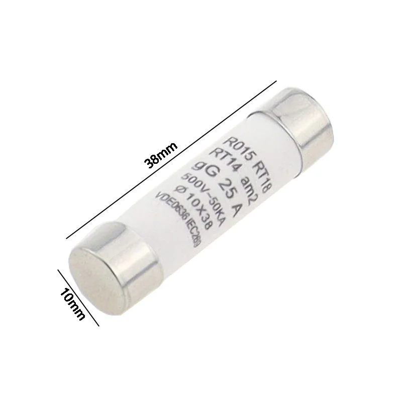 Free shipping 1 piece 500V-50KA 10*38MM 2A 6A 8A 10A 12A 15A 20A-30A DC PV Solar Fuse Metal Alloys for Power System | Обустройство