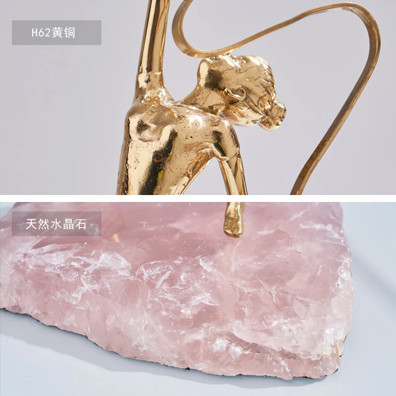 Аксессуары для домашнего декора латунная гимнастическая фигурка спортсмена