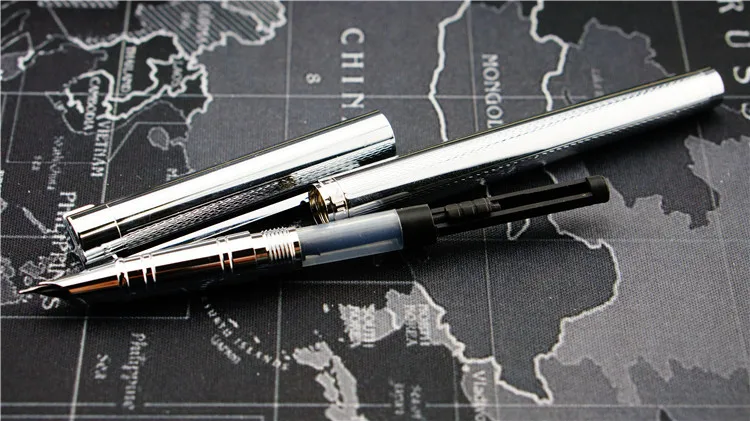 Jinhao 126 Высококачественная сверхтонкая платиновая перьевая ручка с наконечником 0