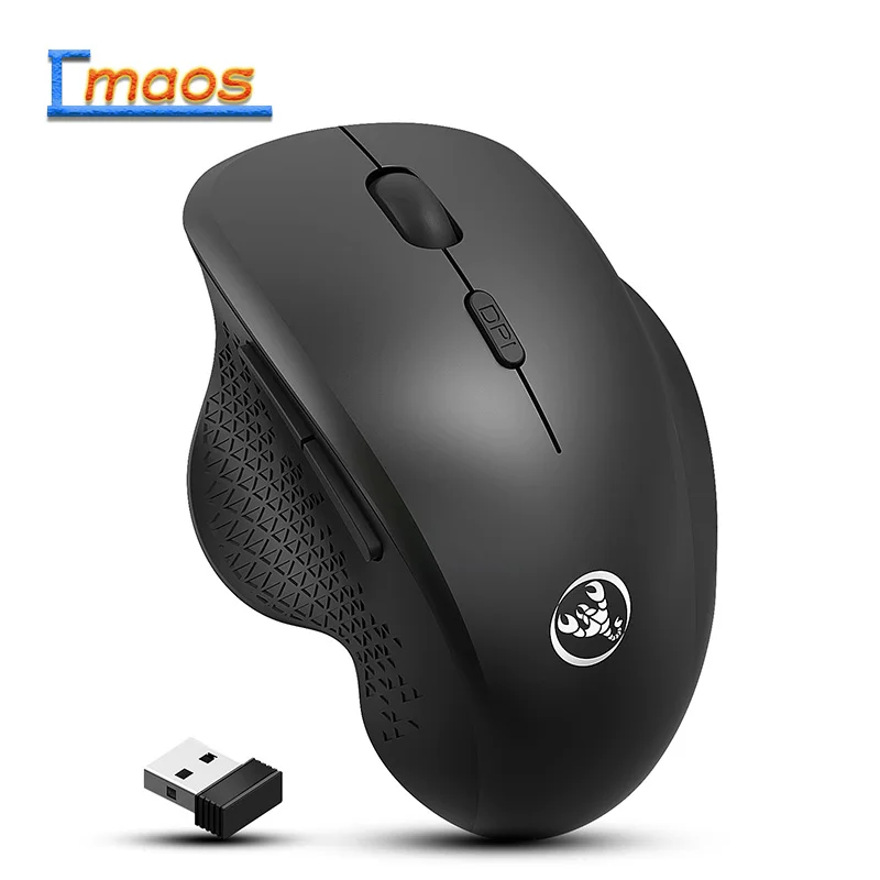 

USB Ergonomic Wireless Gaming Mouse 6 Buttons Optical Game Mice For Computer PC Laptop