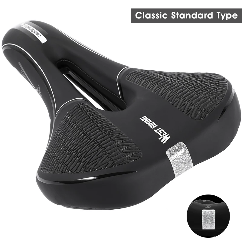 

Bicycle Seat Reflective Mountain Road Bike Riding Saddle Soft And Comfortable Seat Equipment MTB Profession Bicycle Mat