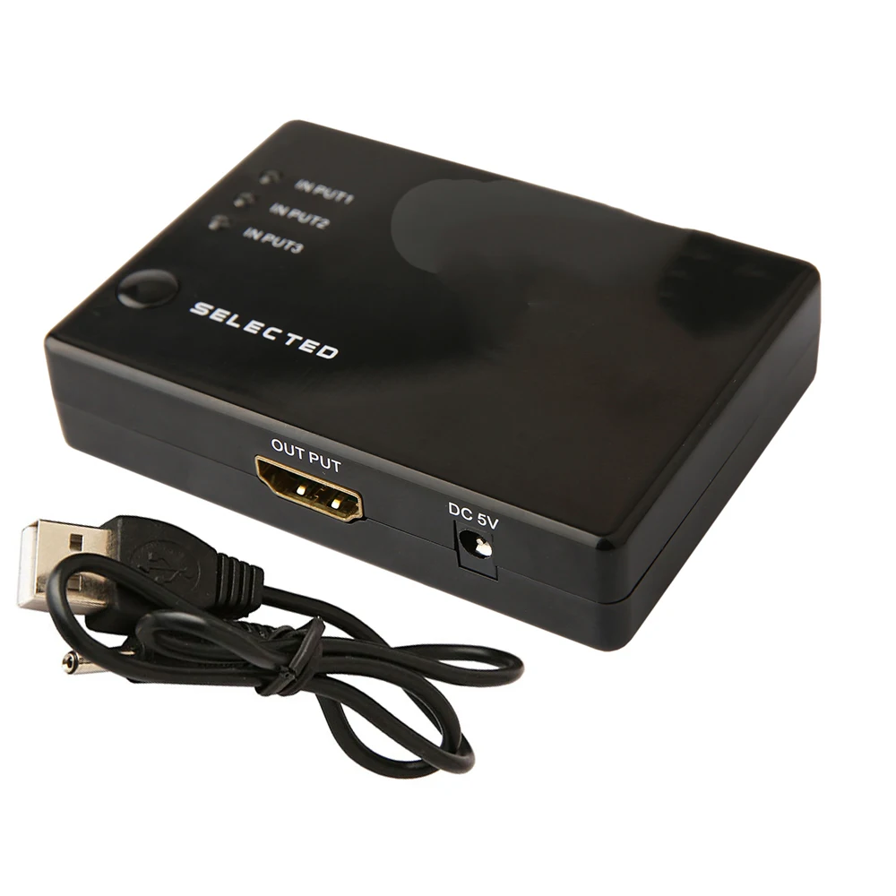 Robotsky 3 Порты и разъёмы 1080P HDMI совместимых с коммутатор видео совместимому