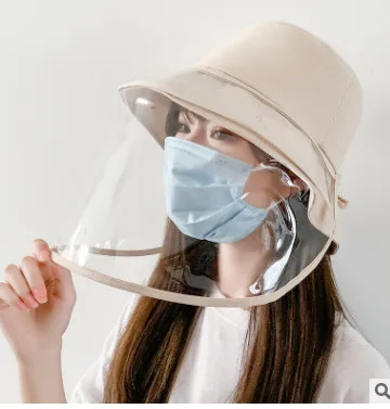 

Fisherman Cap+Protective Clear Saliva-proof Dust-proof Full Face Hat New 2020