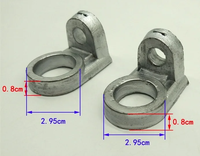 

1pc Car battery L-type lead clip battery lead thickened pure lead welding pile head terminal positive negative